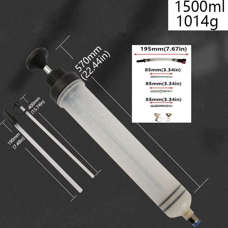 Fuel Transfer Fuel Air Pump Filling Syringe Injecting Pump Suction Vacuum Brake Liquid Manual Car Oil Fluid Extractor Delivery