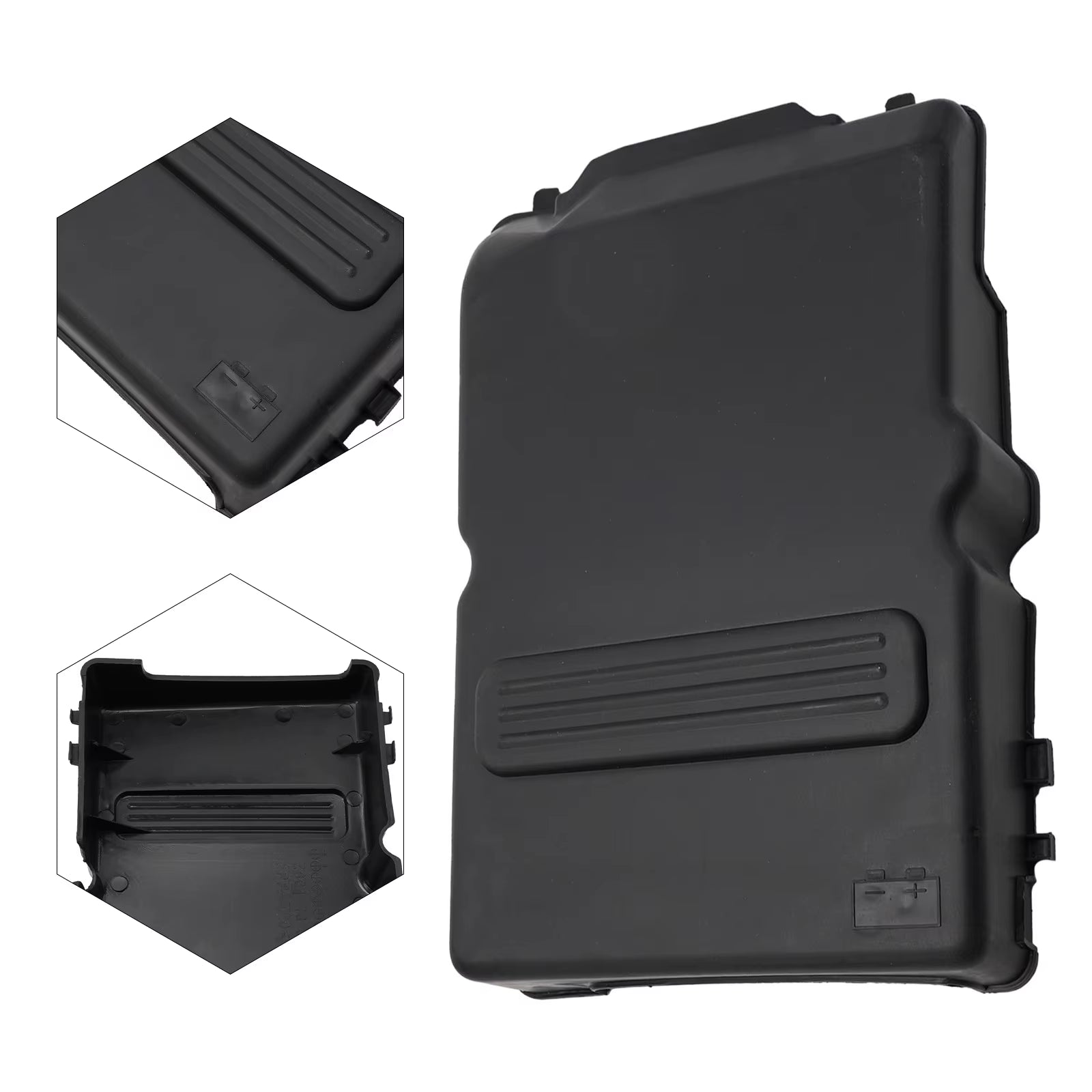 Z601 18 593E Battery Box Cover for Mazda 3 2004 2012 Improved Heat Sink Higher Grade Electric Components Black Plastic