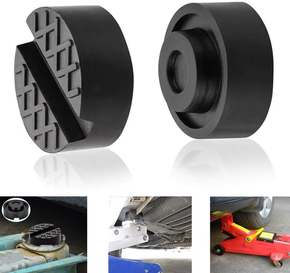Floor Slotted Car Jack Rubber Pad Frame Protector Adapter Jacking Tool Pinch Weld Side Lifting Disk for Lexus Subaru Fiat Volvo