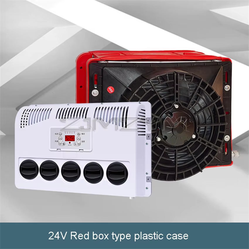 12V/24V Electric Air Conditioning Refrigeration Integrated Machine for Buses,Truck,Excavators,Harvesters,Agricultural Machines