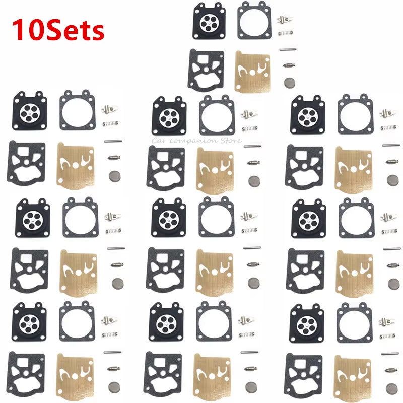 10Sets/5/1Set Carburetor Repair Gasket Kit for 025 024 026 MS210 MS230 MS250 MS240 MS260 FS85 Motorcycle Dirt Pit Bike Durable