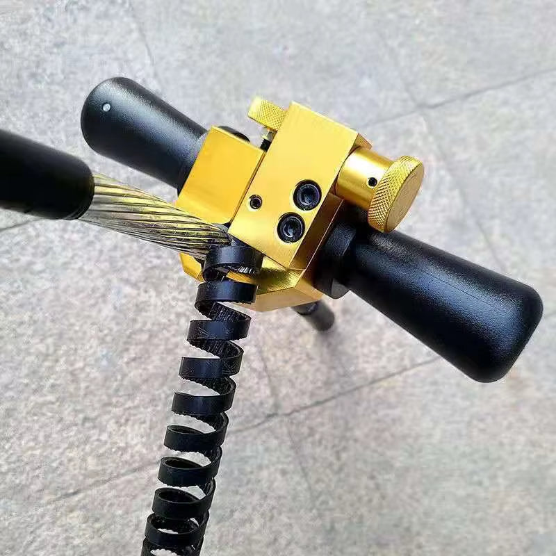 BP-400 Rotary High and Low Voltage Insulated Cable Stripper Cable Insulation Stripping Machine Layer Removal Knife