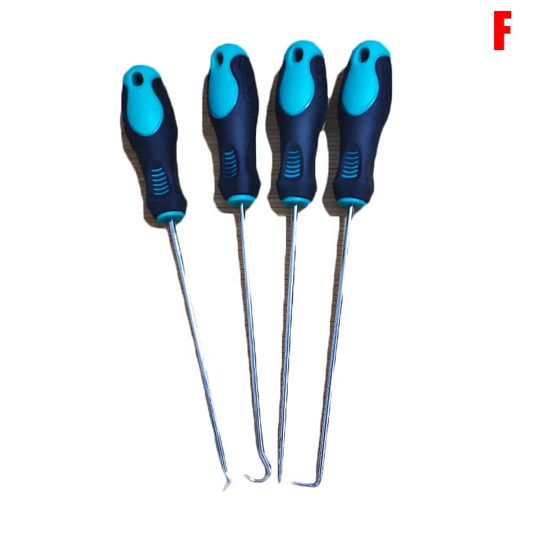 4Pcs/Set Hot Sale Hook Set Removing Car Oil Seal O-Ring Seal Auto Disassembly Accessories Long Pick and Hook Car Repair Tool