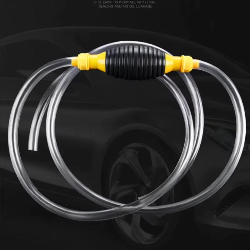 Manual Fuel Pump High Flow Car Motorcycle Hand Siphon Water Fish Tank Oil Petrol Diesel Liquid Transfer Tool