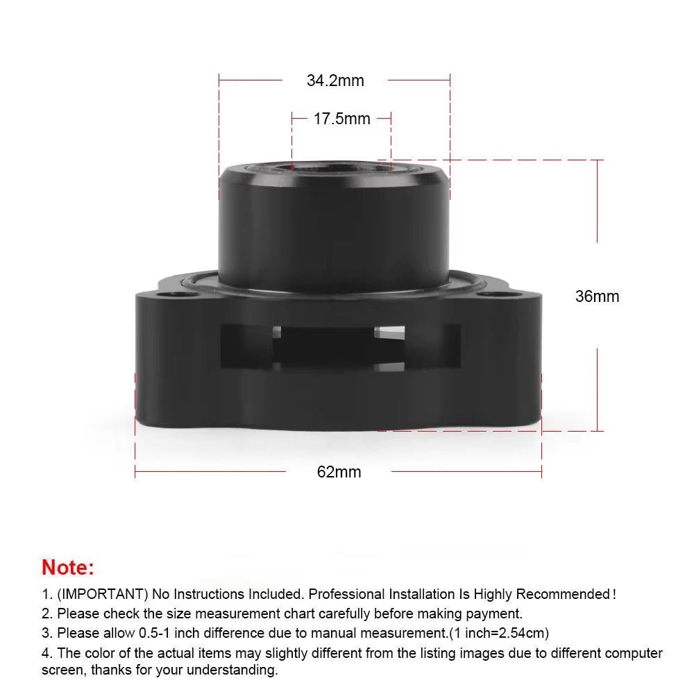 Turbo Blow off Valve Adapter BOV for Ecoboost 2.3L 2.7L 3.0L for GM Vehicles with 2.7L Turbocharge for Ford for Chevrolet