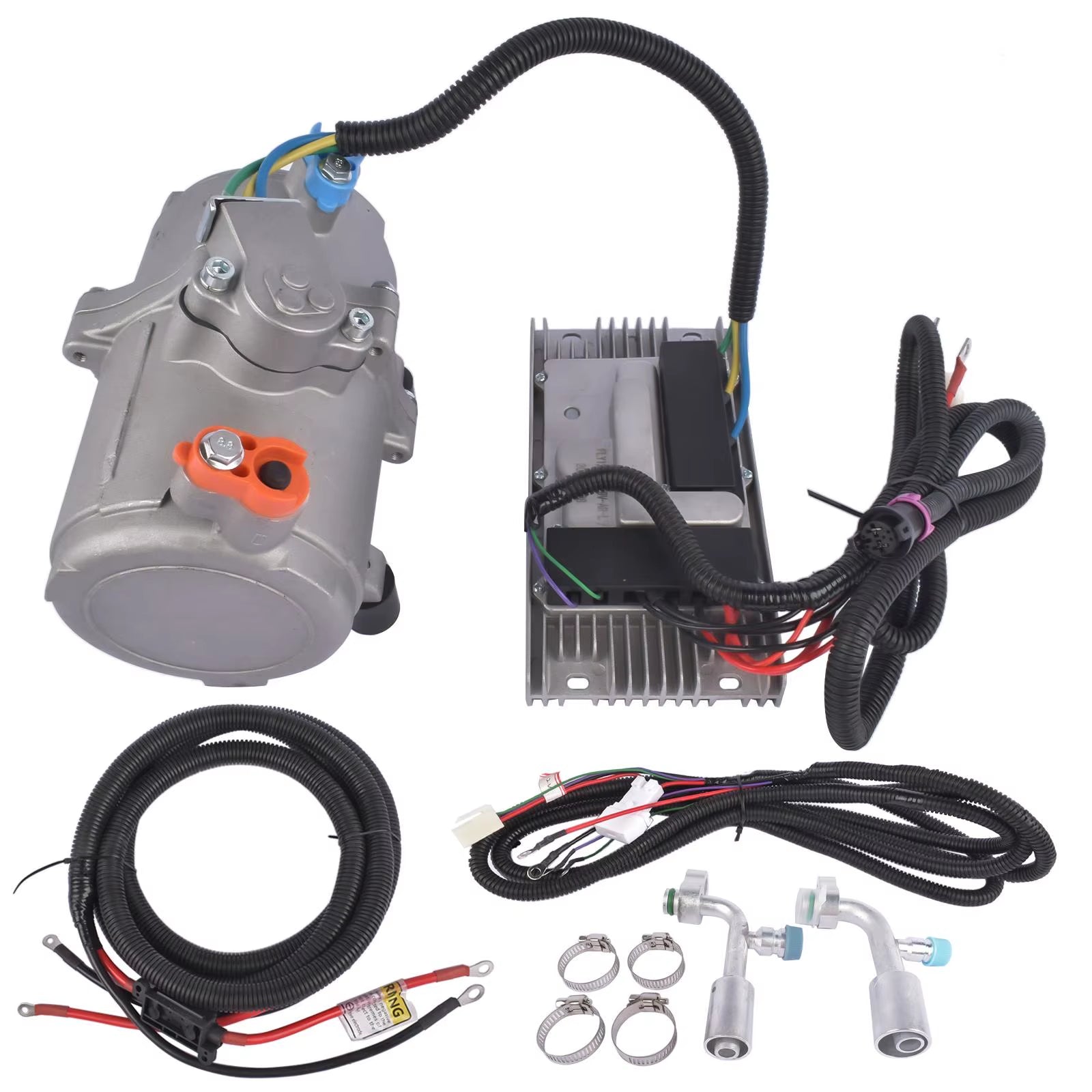 AP03 12V Electric A/C Scroll Compressor Universal Car Air Conditioner Semi Close Kit