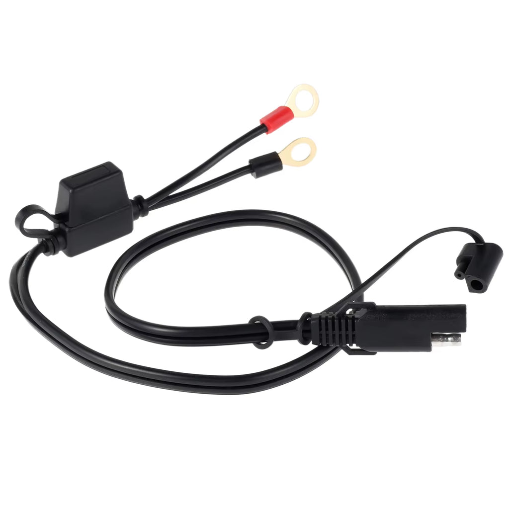 SAE to Ring Terminal Harness Accessory Motorcycle Battery Charger Cord Sae to O Ring Terminal Quick Disconnect Extension Cable