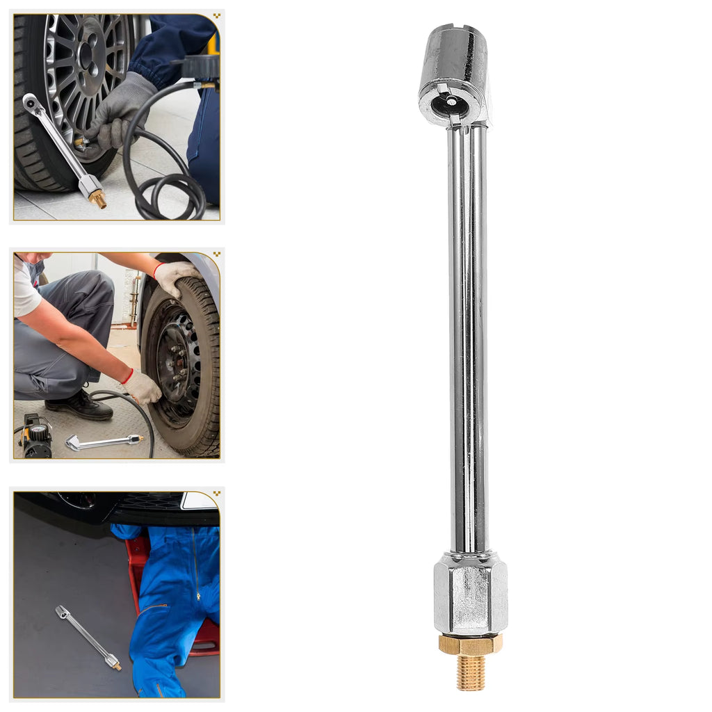Tire Air Chuck Multi-Function Tire Inflator Chuck Car Bicycle Motorcycle Air Compressor Accessory Quick Inflation Head