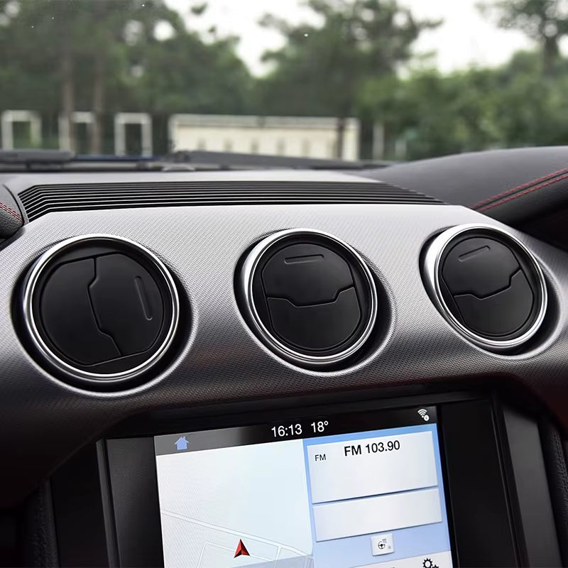 Center Air Conditioning Vent A/C Air Vent for Ford Mustang 2015 2016 2017 2018 2019 2020 2021-2023 FR3Z-19893-AE FR3Z-19893-AC
