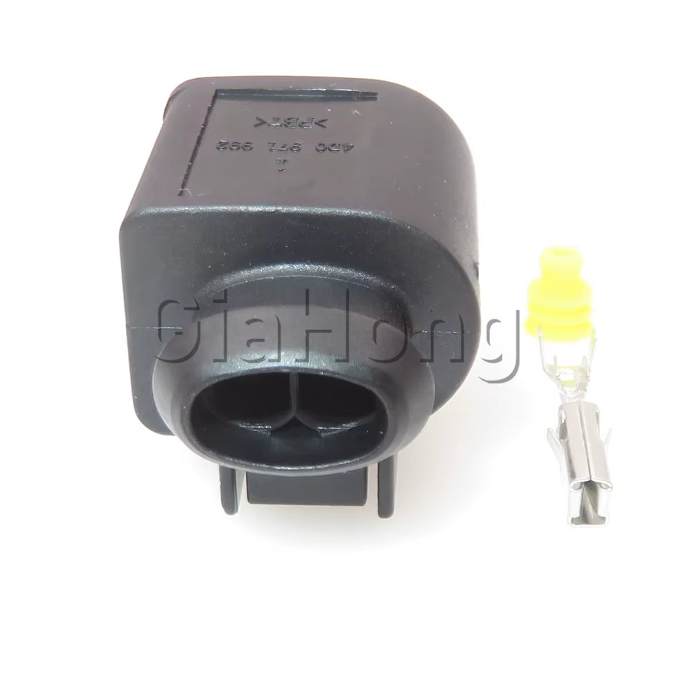 1 Set 2 Way Auto AC Assembly 4D0971992 Car High Pressure Oil Pump Electric Wire Harness Socket for Audi Automobile Sealed Plug