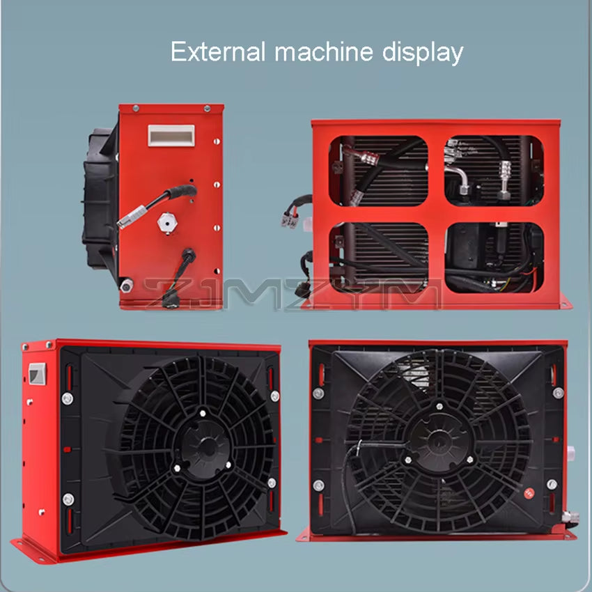 12V/24V Electric Air Conditioning Refrigeration Integrated Machine for Buses,Truck,Excavators,Harvesters,Agricultural Machines