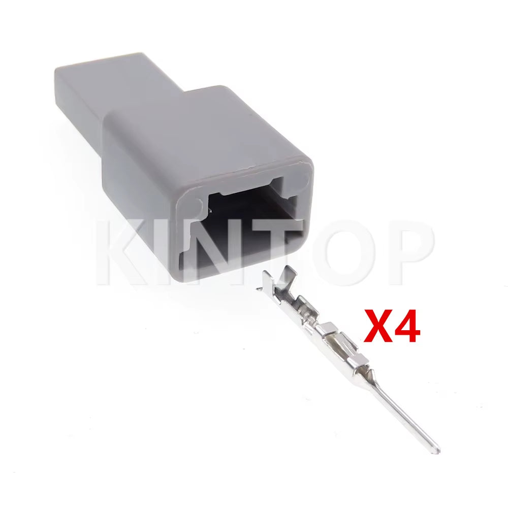 1Set 4 Pins Auto Light Unsealed Connector Car Hazard Light Double Flash Lamp Plug 1473672-2 AC Assembly for Toyota Prado