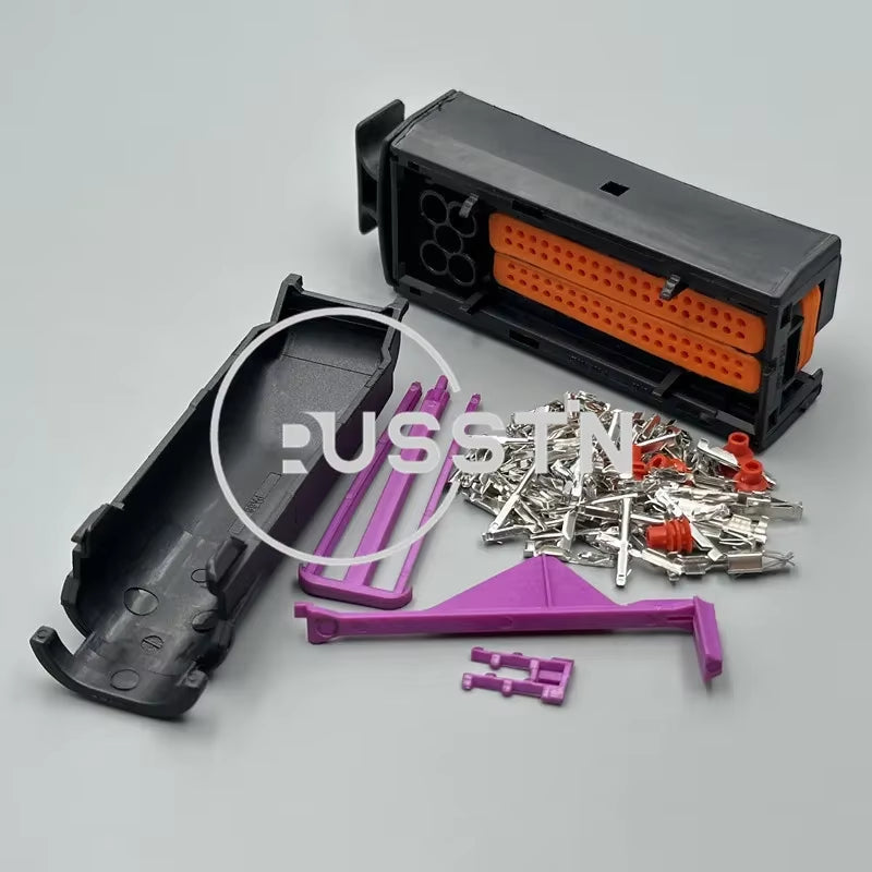 1 Set 81 Pin 1J0906385C 1J0 906 385C ECU Automotive Tyco Connector Electrical Car Wiring Plug AC Assembly 368376-1