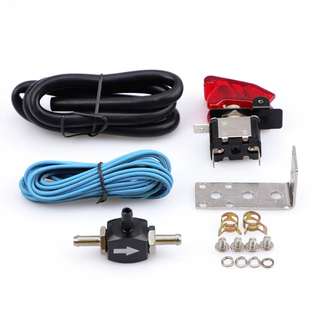 Blue Dual Stage Electronic Turbo/Turbocharger Psi Boost Controller Kit/W Switch