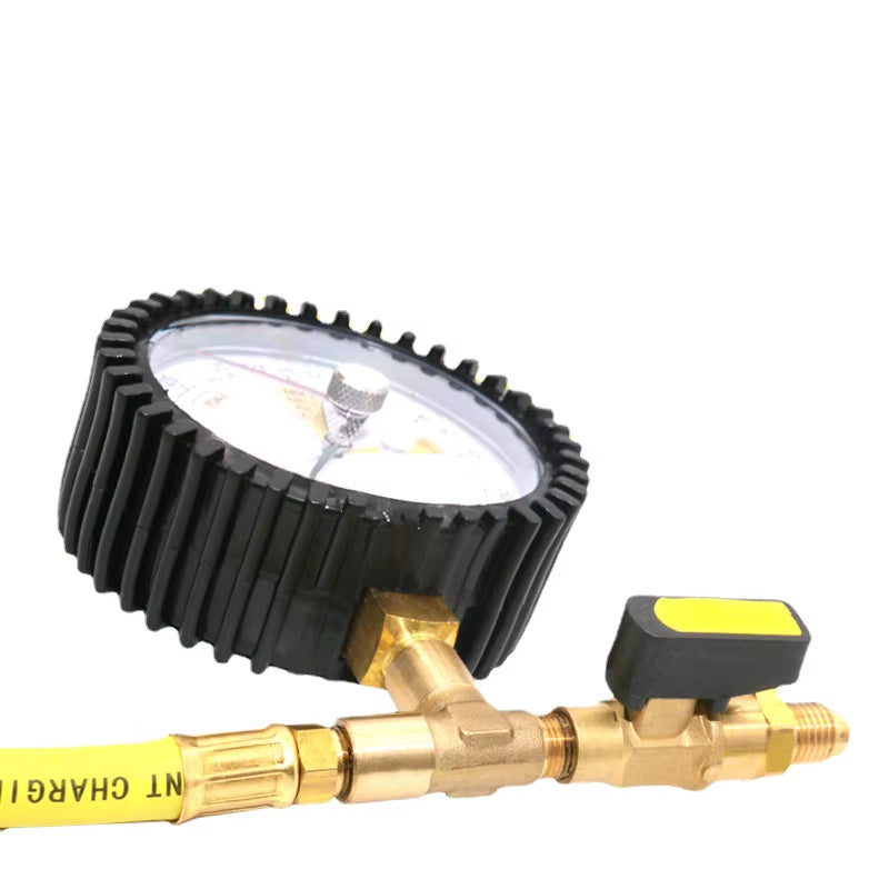 Nitrogen Pressure Tester Air Conditioner HVAC Systems Cold Test Table Tools for R134A R22 R407C R410A Pressure Gauge Tools