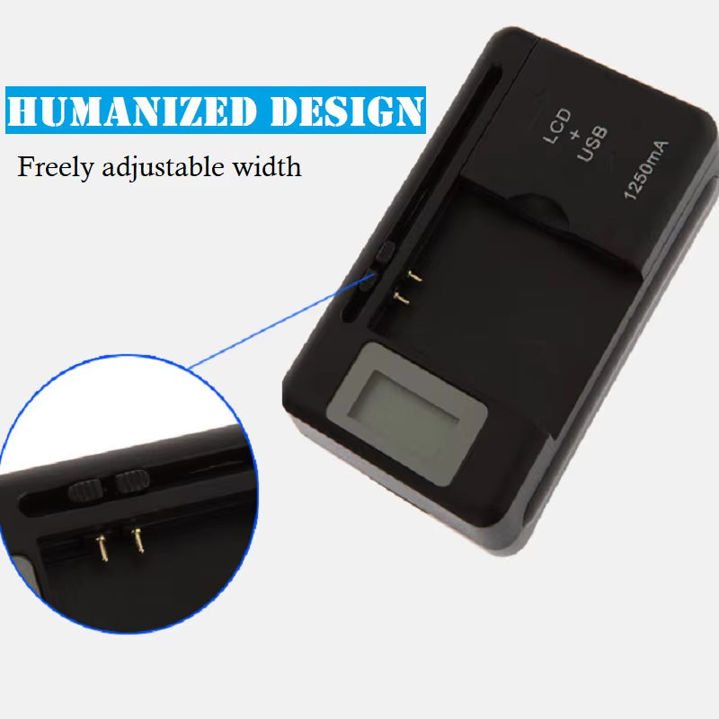 2021 Best Mobile Battery Charger Universal LCD Indicator Screen Usb-Port for Cell Phone Chargers Battery Charging UK EU Plug
