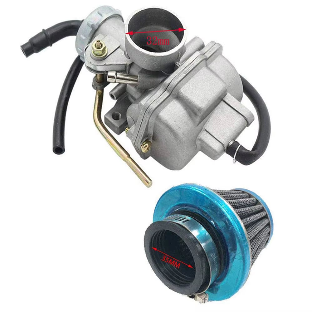PZ20 Carburetor Carb Fit for 49Cc 70Cc 90Cc 100Cc 110Cc 125Cc Coolster NST Chinese ATV Carburetor Set Metal Material Carburetor