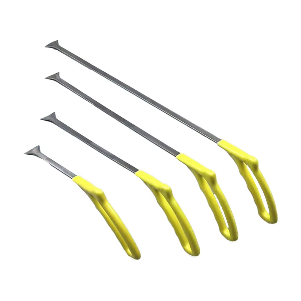 PDR Car Paintless Dent Repair Tools Crowbar Bar Push Rod Hooks Automotive Hand Tool Silver Universal Fitment 21Cm/31Cm/41Cm/51Cm