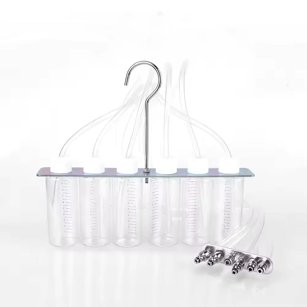 New Diesel Injector Flow Meter Test Kit Common Rail Adaptor Fuel Tester Set