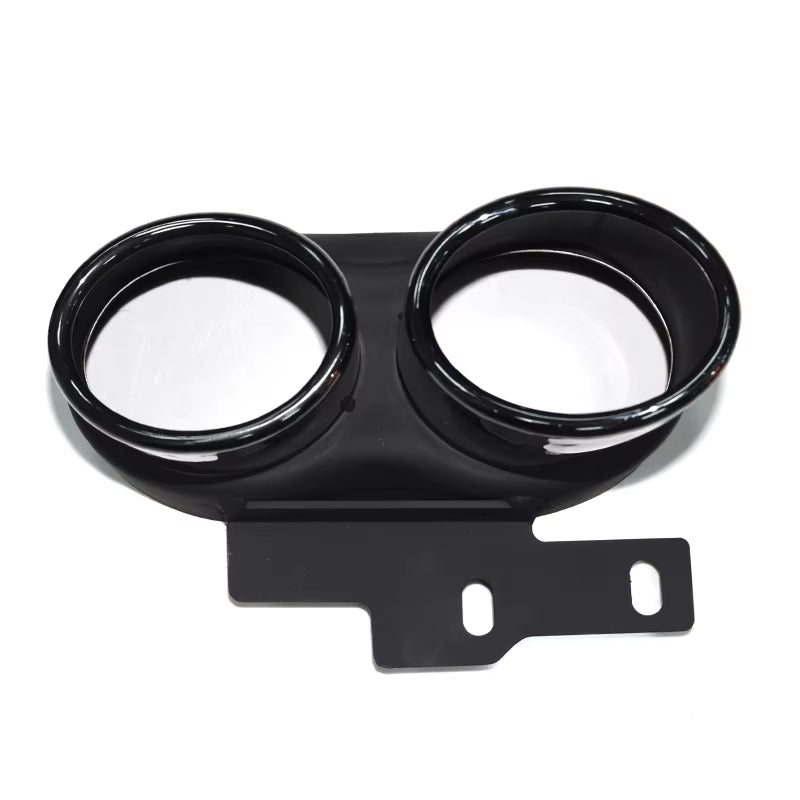 Car Accessories Exhaust Tip for Audi A6 A7 C8 2019 2020 2021 up S6 Look Quad Mufflers Tip Exhaust Pipe Tailpipe Nozzle Tuning