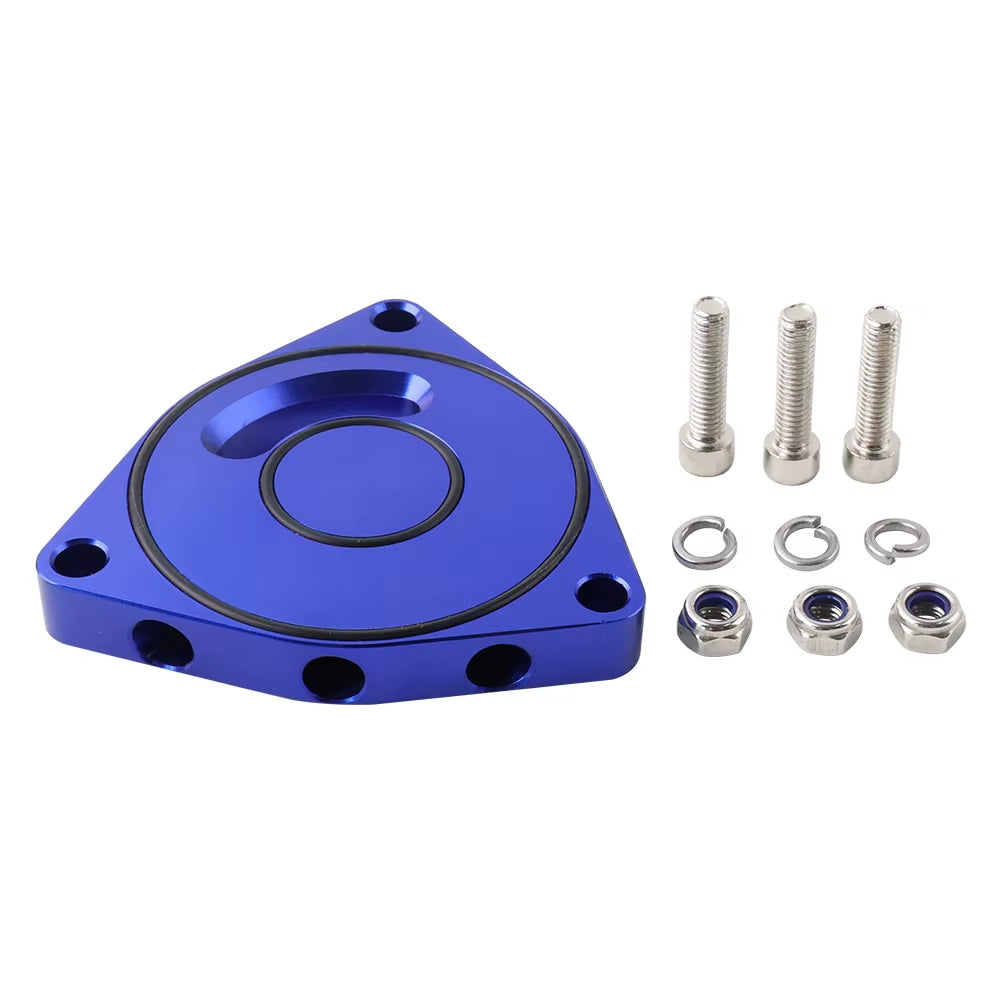 Silver Black Red Turbo Blow off Valve Plate Spacer Performance for 2015-2021 Honda Civic 1.5T Coupe BOV Billet Engine