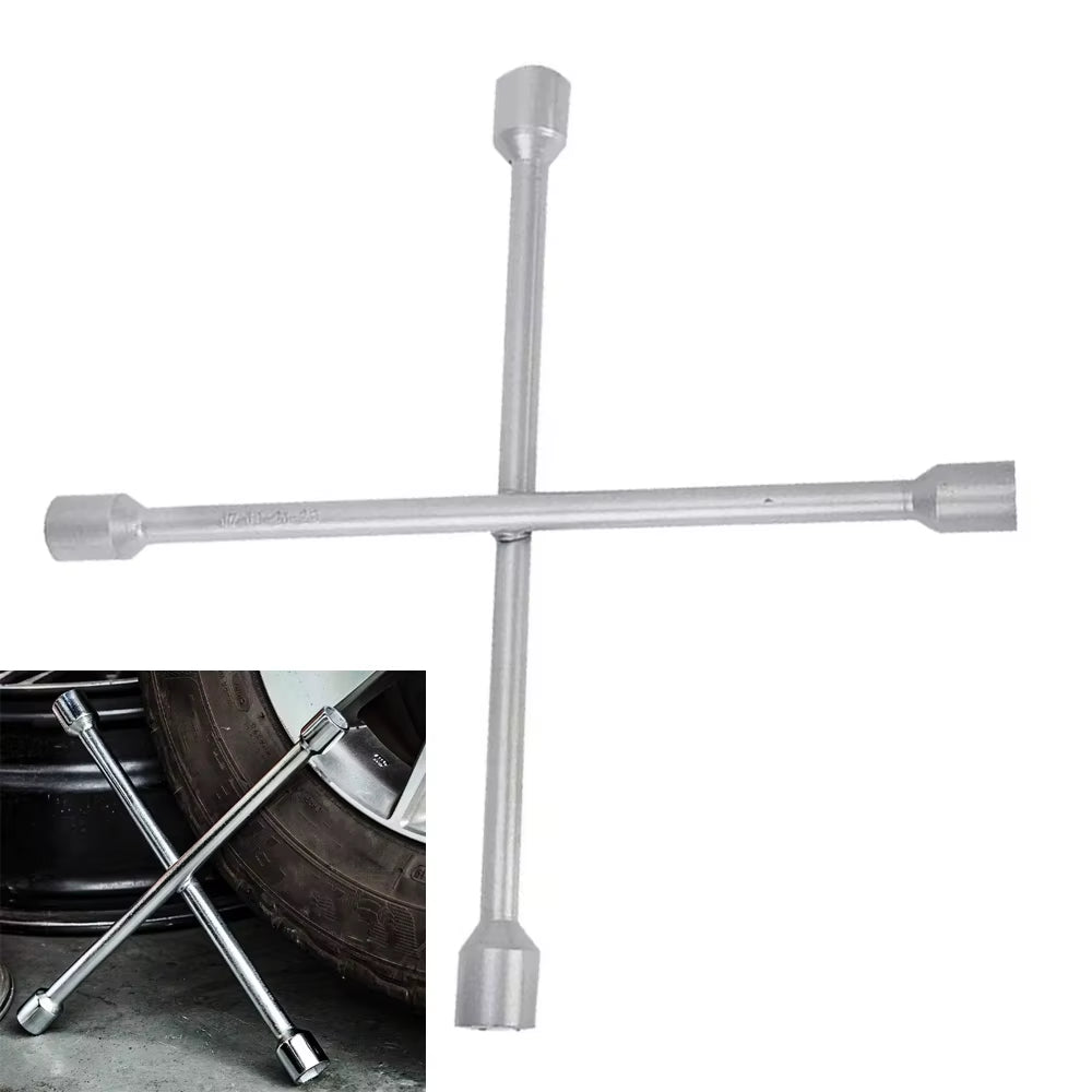 Cross Wrench Car Wheel Repair Tool 17 19 21 23Mm Auto Socket Spanner Adjustable Change Nut Tire Lug Remover Hand Tools