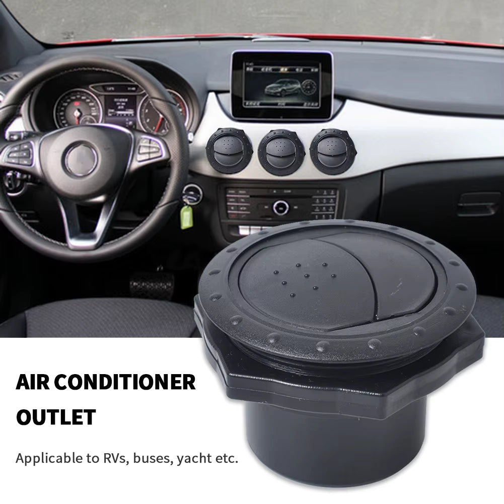 4Pcs Auto Car Air Conditioner Vent Outlet Caravan Vehicle Dashboard Deflector Interior Ventilation Replacement Accessory