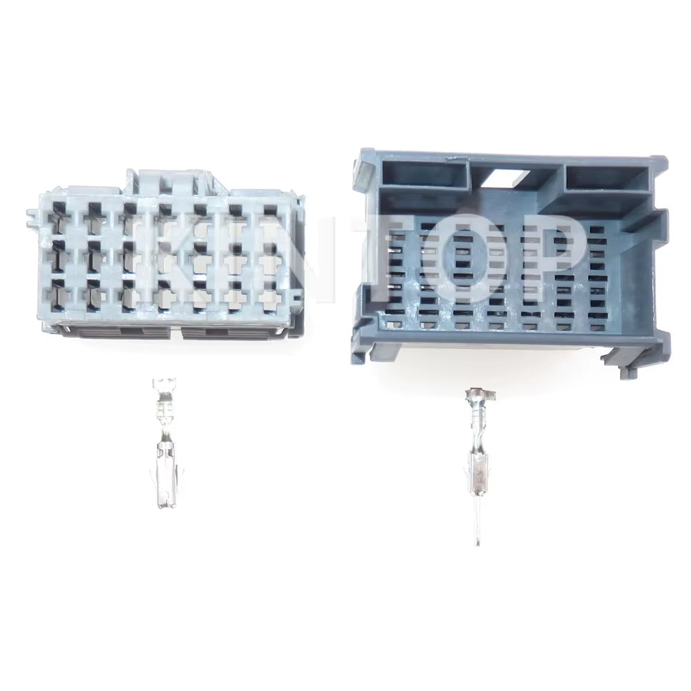 1 Set 21 Pins 1-967630-2 Auto AC Assembly Plastic Housing Unsealed Connector Grey Car Wiring Socket with Wires 8-968975-2