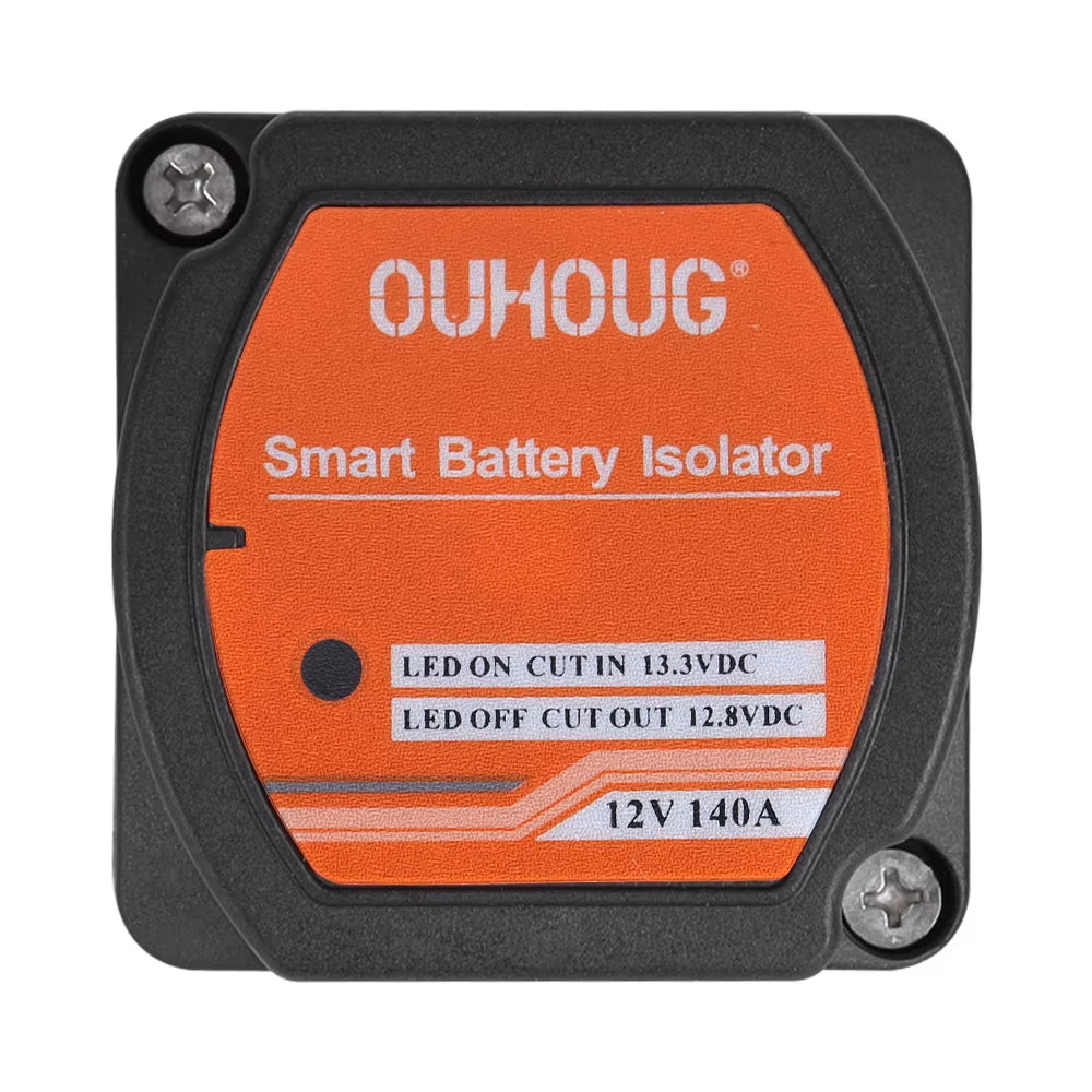 Voltage Sensitive Split Charge Relay Set 12V AMP VSR 110Amp for Camper Car RV Yacht Steamer Smart 2 Battery Bank Isolator Charge