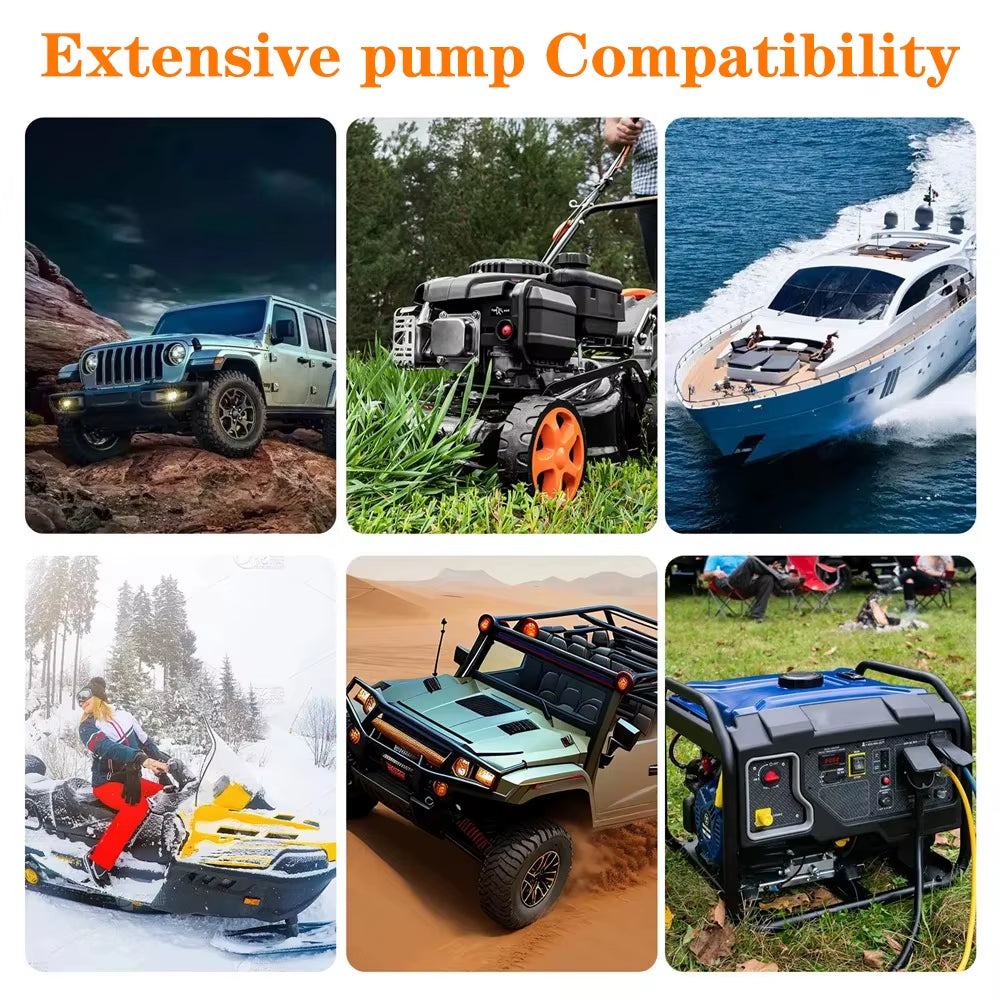 For SUV Truck RV Boat Water and Oil Absorption Electric Automatic Vacuum Pumps Fuel Tank Tools Car Gas Oil Pump Portable