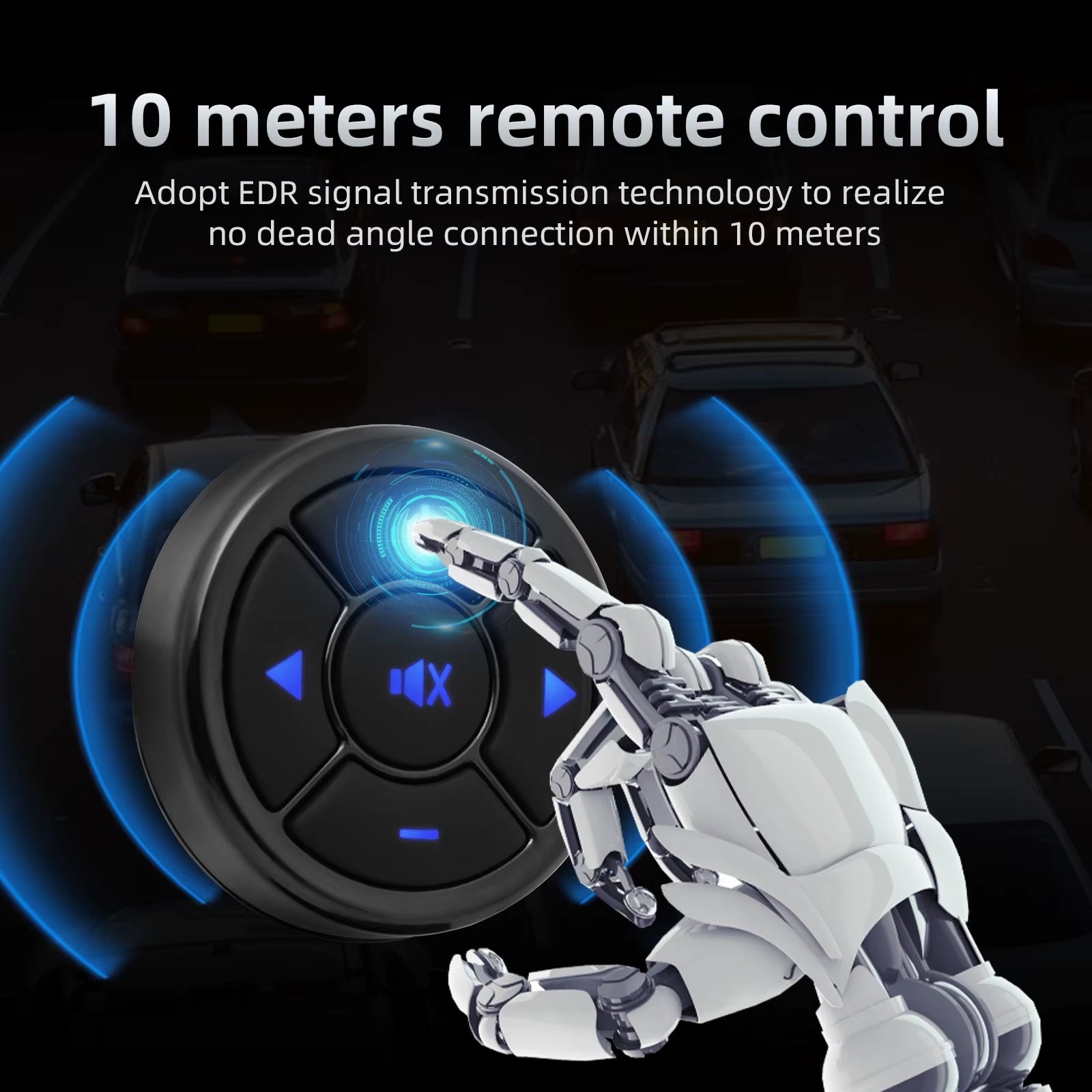 HD 10 Key Wireless Car Steering Wheel Control Button Universal for Auto Car DVD GPS Navigation Radio Remote Control Buttons