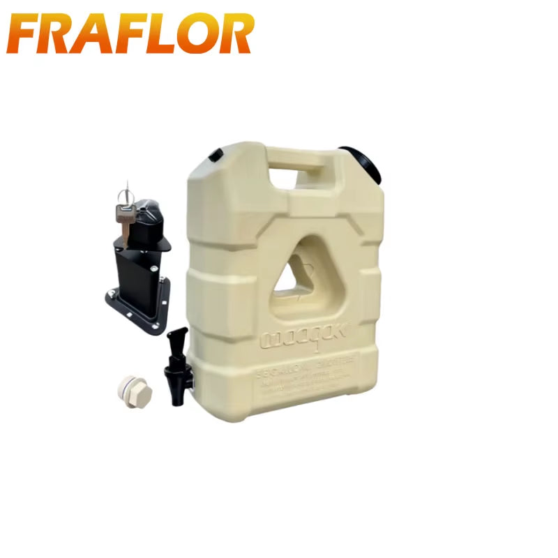 Car Mounted 21L Water Tank Large Capacity Portable Camping Water Storage Bucket Detachable Faucet for Outdoor Travel Driving