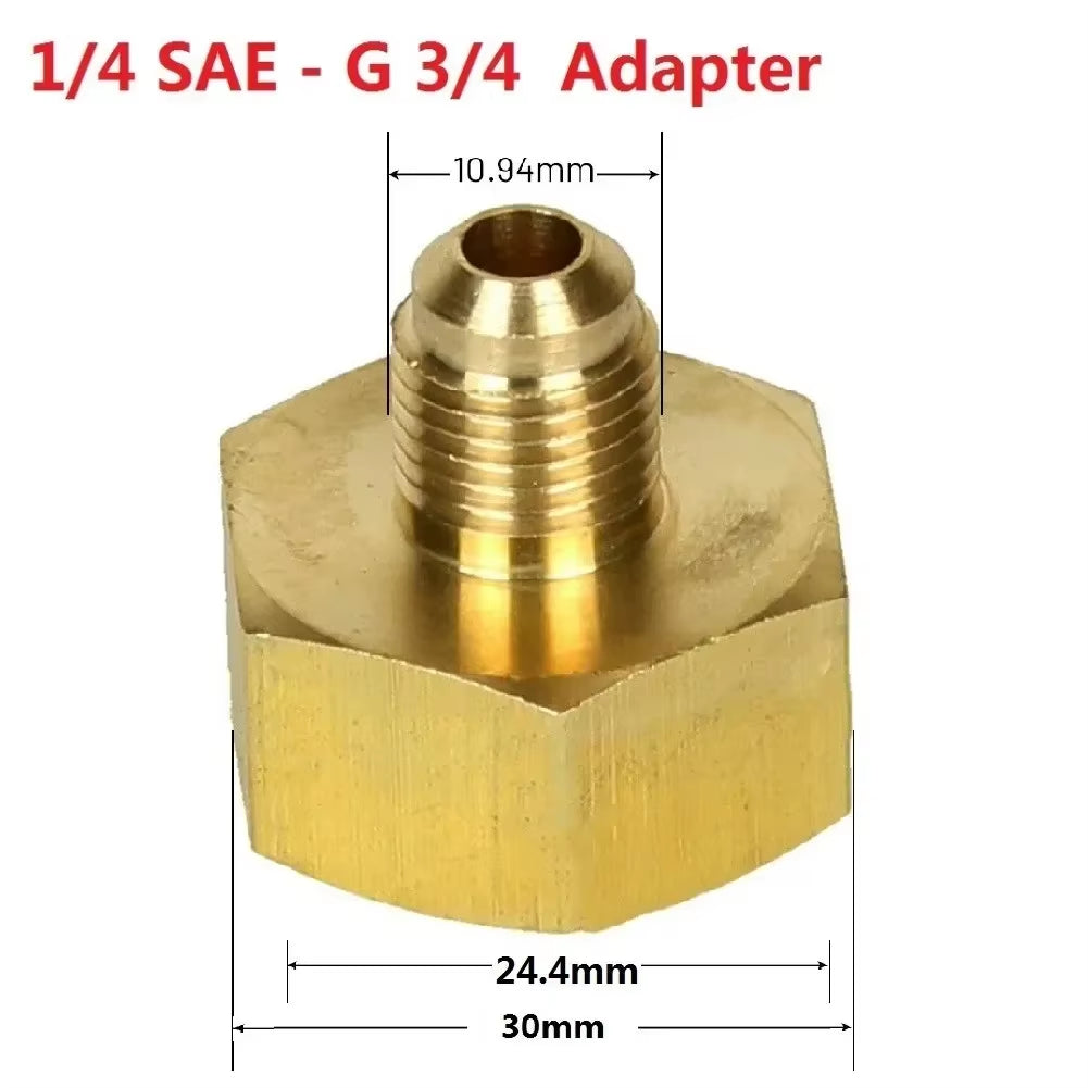 Car Conditioner Adapter Bottle Adapter for R134A 1/4SAE G3/4 Air-Conditioning Installation Accessories