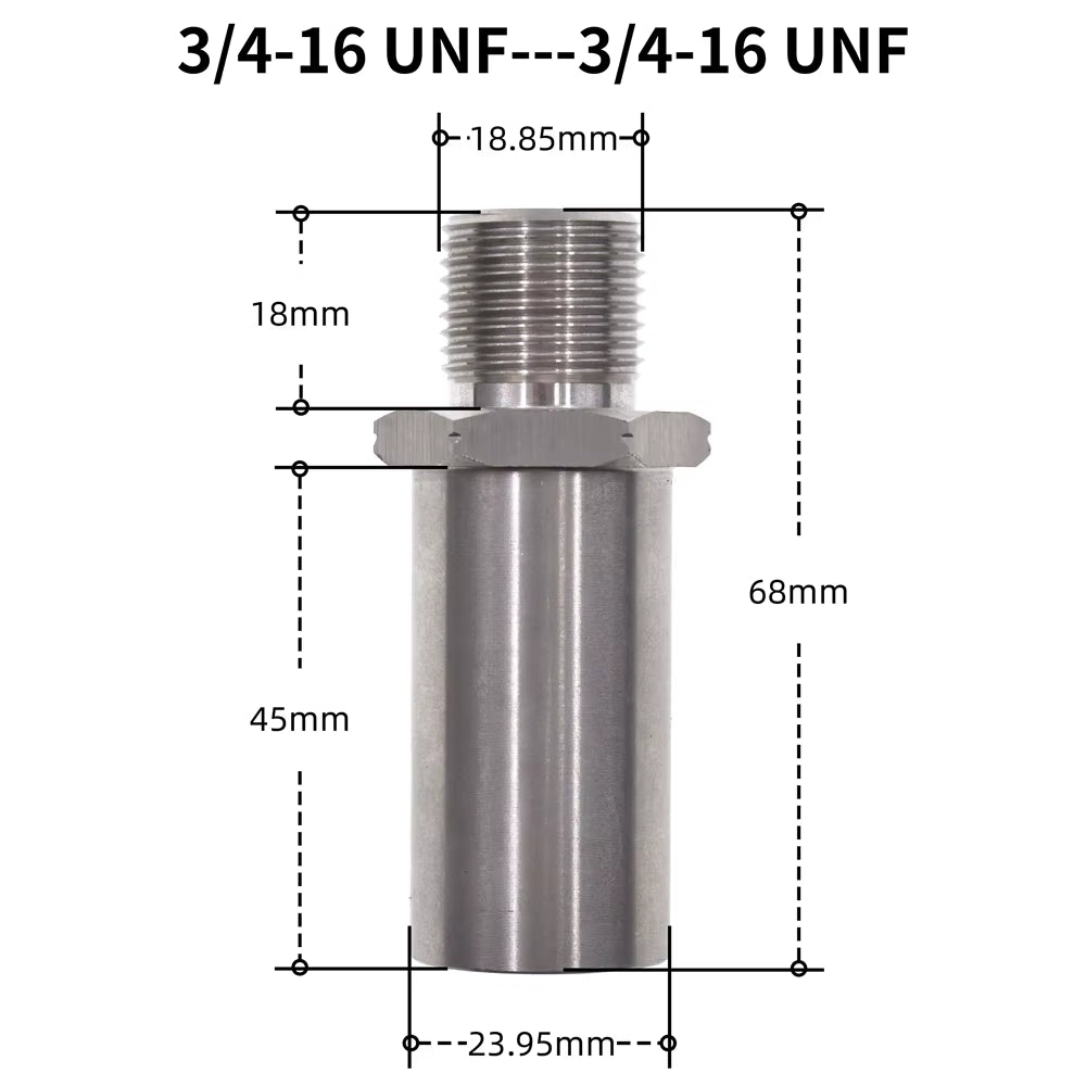 SK Oil Cooler Filter Sandwich Plate Adapter Sensor Fastening Screws M18*1.5 3/4-16 UNF M20*1.5 M22*1.5 Stainless Steel Screw Rod