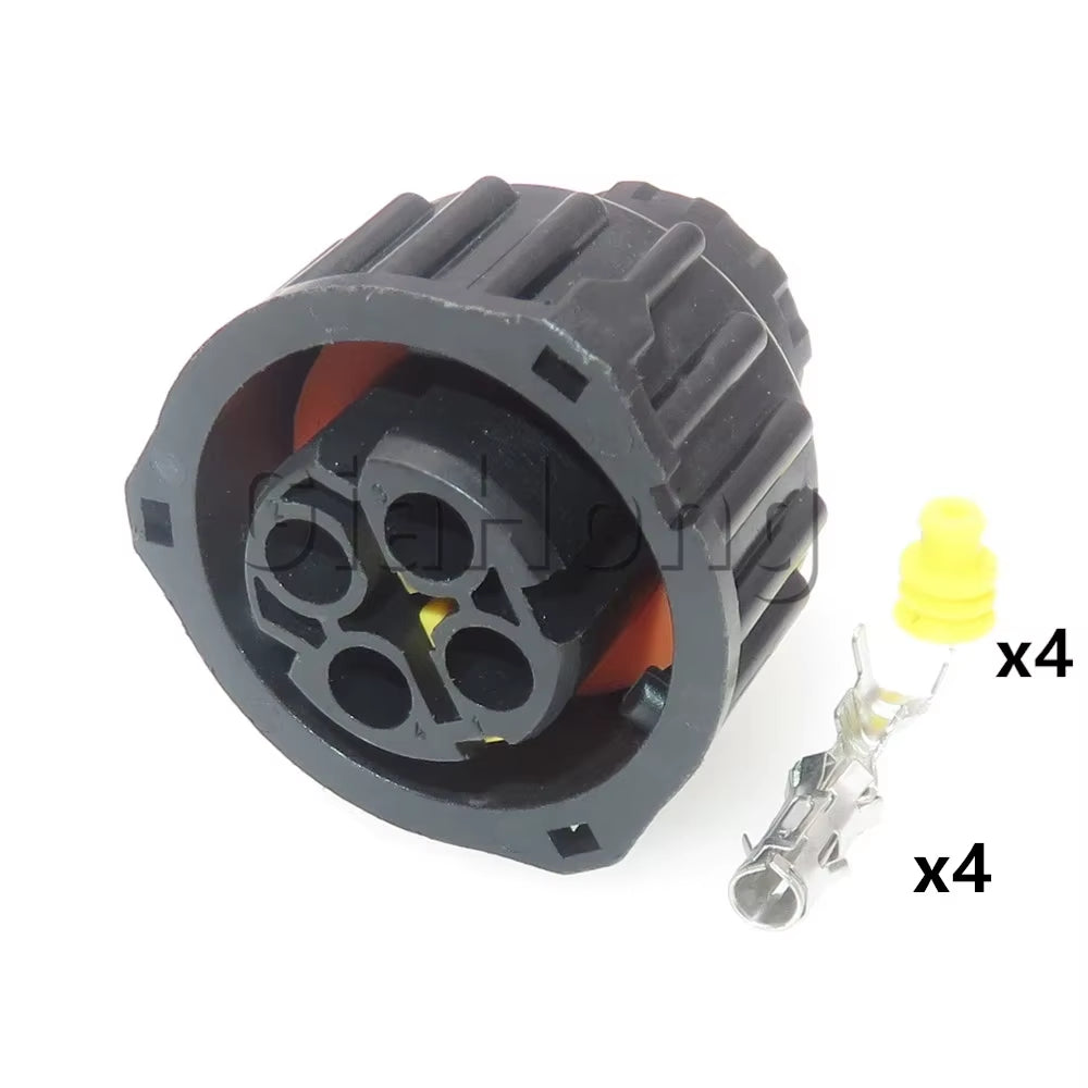 1 Set 4 Ways 1-1813099-2 AC Assembly Car Oxygen Sensor Waterproof Socket 1-1813099-1 967325-1 Automotive Electrical Connector