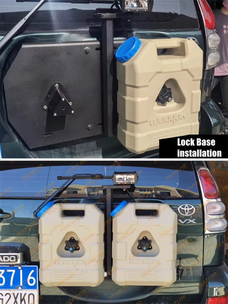 Car Mounted 21L Water Tank Large Capacity Portable Camping Water Storage Bucket Detachable Faucet for Outdoor Travel Driving