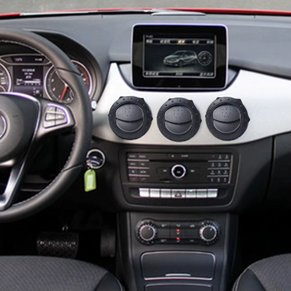 4Pcs Auto Car Air Conditioner Vent Outlet Caravan Vehicle Dashboard Deflector Interior Ventilation Replacement Accessory