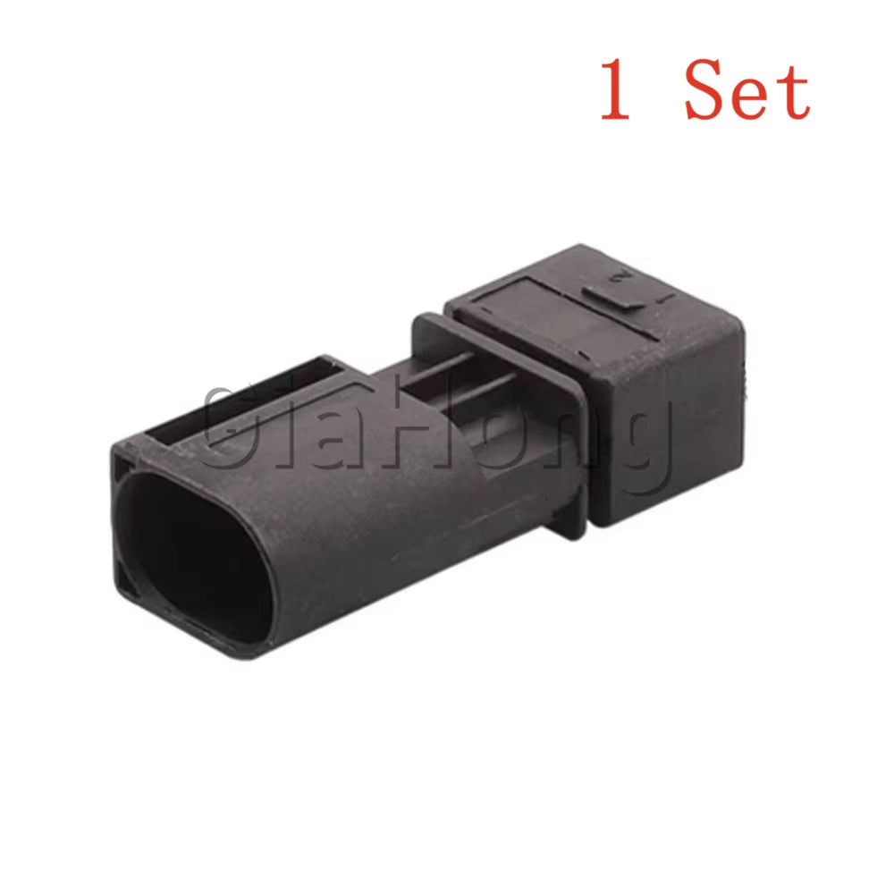 1 Set 2 Way Auto AC Assembly 4D0971992 Car High Pressure Oil Pump Electric Wire Harness Socket for Audi Automobile Sealed Plug