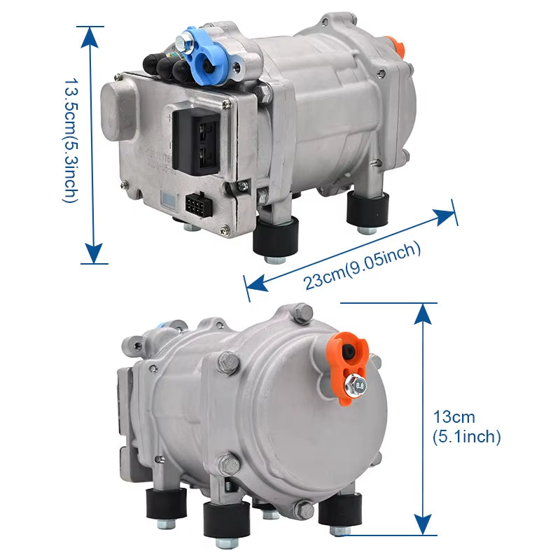 Air Conditioner Assembly Machine Universal Ceiling Electric Air Conditioning Compressor 12V 24V for Vans Trucks