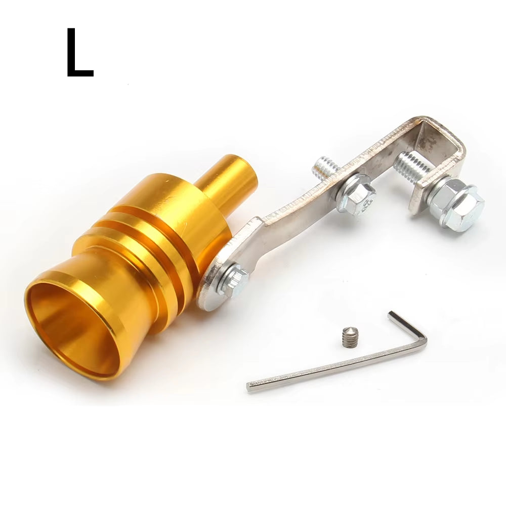 Universal Simulator Whistler Exhaust Fake Turbo Whistle Pipe Sound Muffler Blow off Car Styling Tunning S/M/L/XL