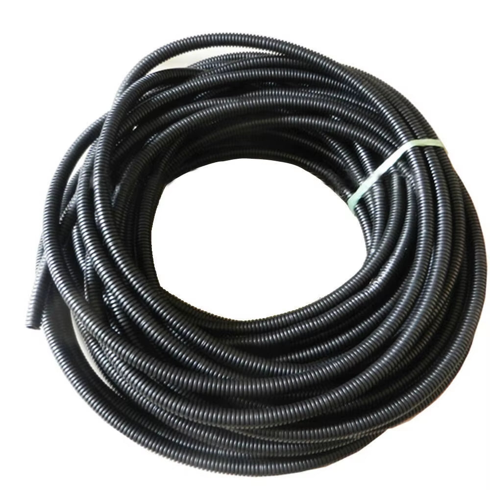 Multi-Size Width 6M Length Black Split Loom Wire Flexible Tubing Conduit Hose Car Parts Automobile Accessories