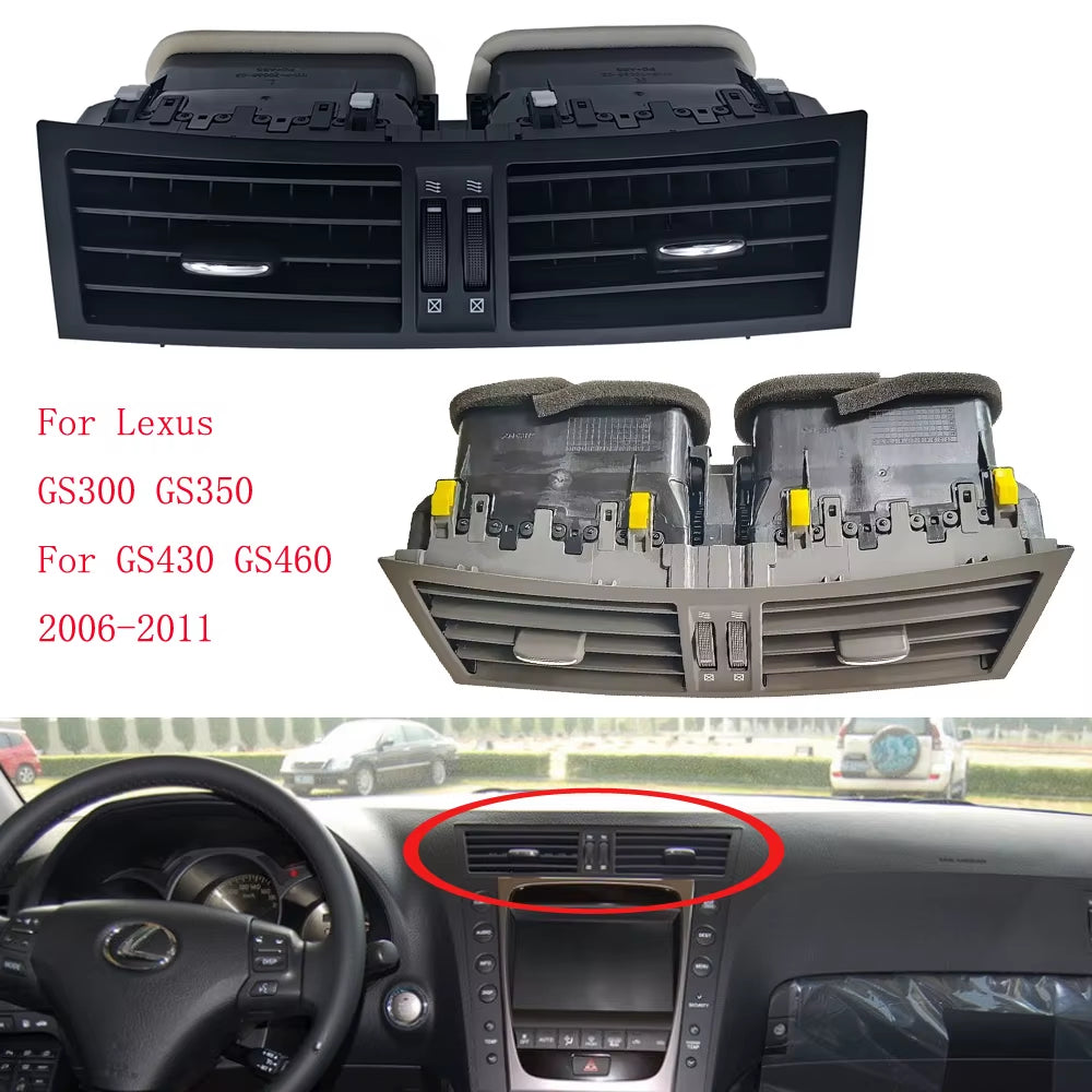 For Lexus Gs300 Gs430 Center Console Air Outlet Dashboard Air Conditioner Cold Air Heater Air Outlet