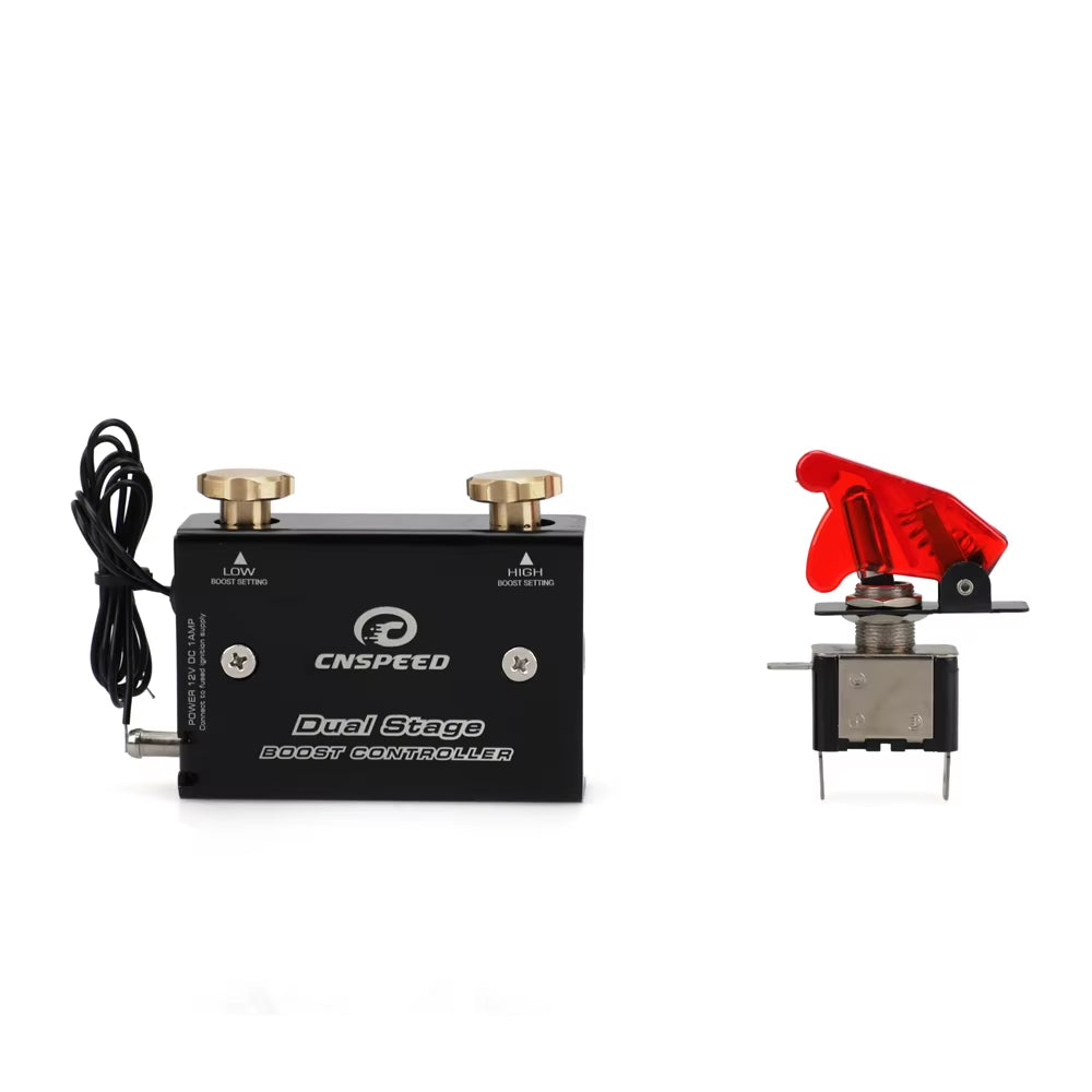 Blue Dual Stage Electronic Turbo/Turbocharger Psi Boost Controller Kit/W Switch