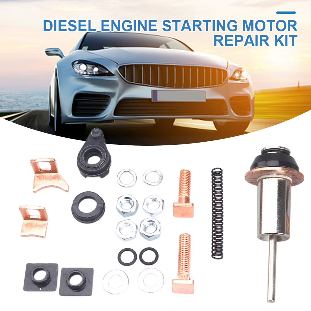Diesel Starter Motor Repair Kit 228000-7220 NAD101240 for Land Rover Discovery TD5 2.5 for Land Rover Defender TD5 2.5