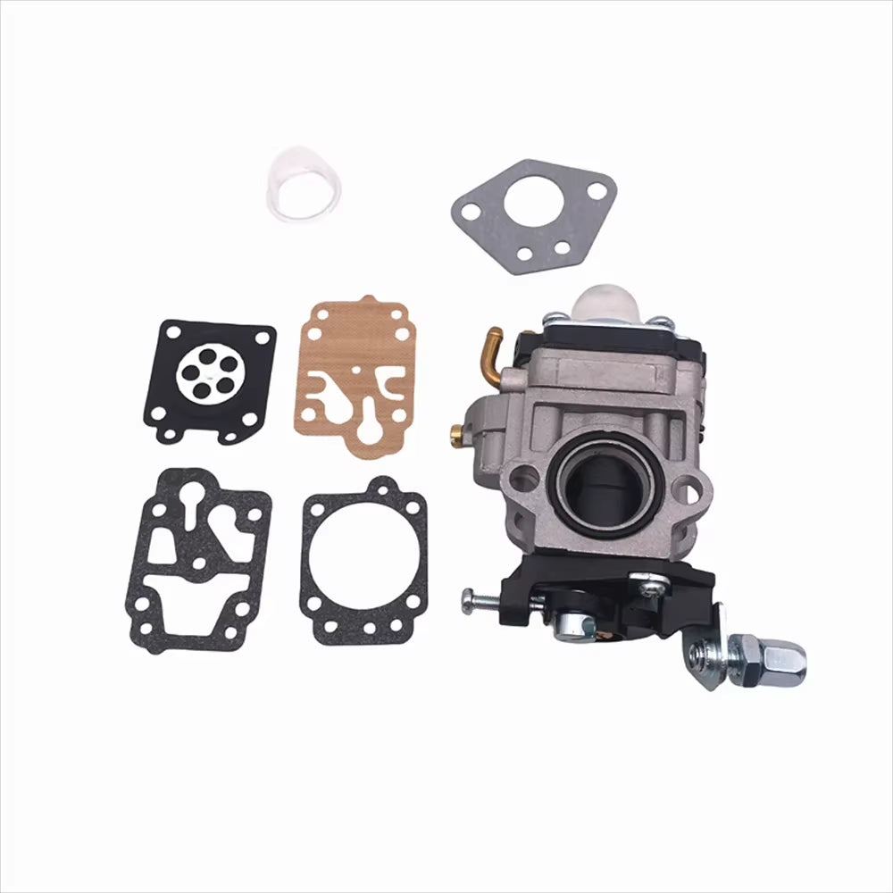 15Mm Carburetor Fit for Brushcutters 52Cc 49Cc 43Cc for 40-5 44-5 Engine with Fuel Line Filter Pump Cup Spark Plug Tool Parts