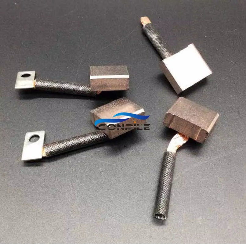 4Pcs 2519 12V Carbon Brush Agricultural Car Starter Motor Carbon Brush 7X19X17Mm