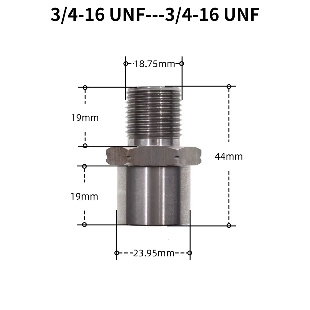 SK Oil Cooler Filter Sandwich Plate Adapter Sensor Fastening Screws M18*1.5 3/4-16 UNF M20*1.5 M22*1.5 Stainless Steel Screw Rod