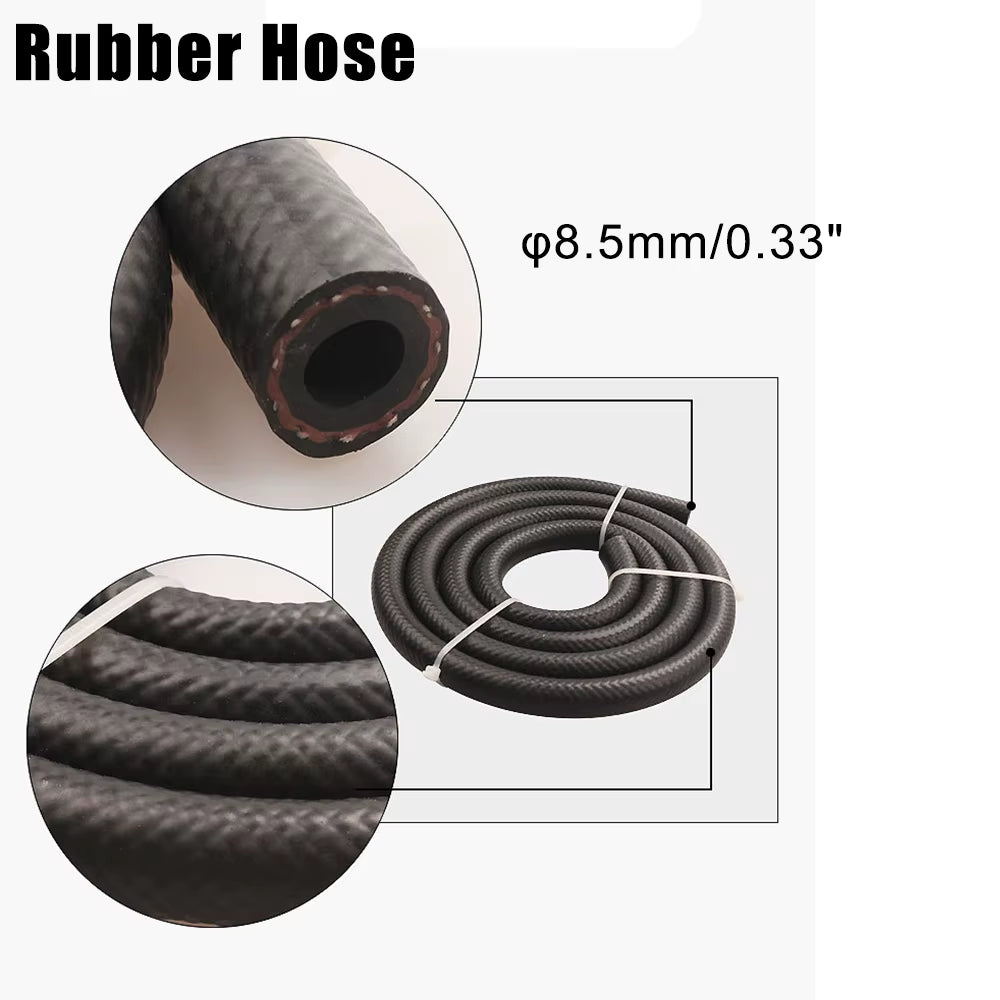 4/6/8 Row Auto-Manual Rear-Differential Cooling System Car Condenser Transmission Radiator with Rubber Tube Engine Oil Cooler