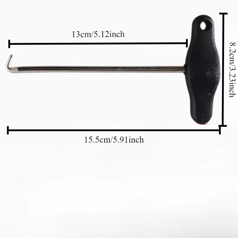 1Pc T-Handle Tools Detachable Hook and Air Conditioning Port Cleaning Tools for Dismantling Instrument Cluster Extractors