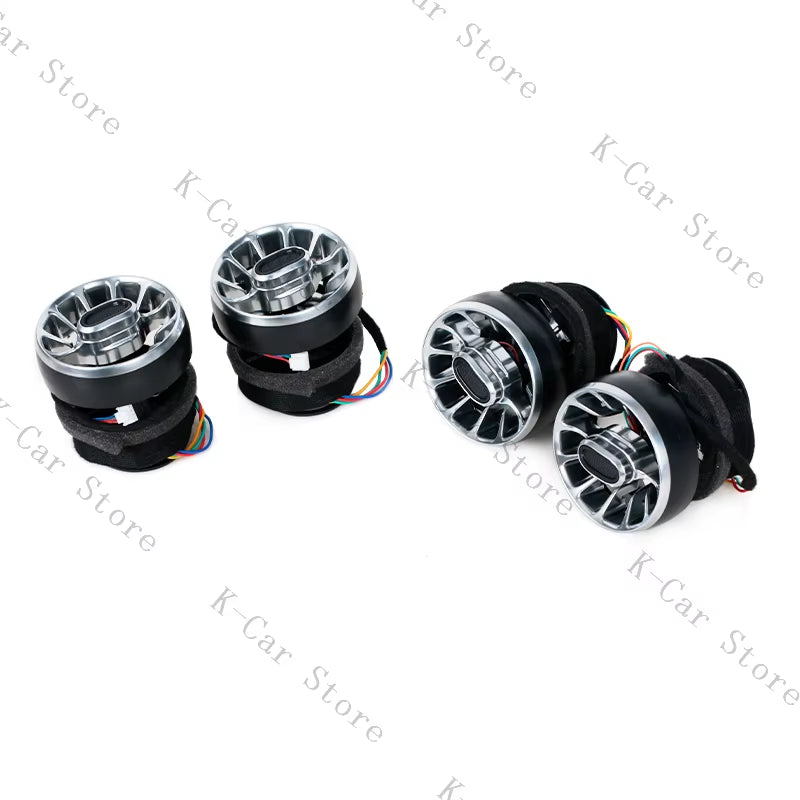 Car LED Front Dashboard AC Air Condition Vent Outlet Accessories for Mercedes Benz Smart Turbo Vent Outlet Trim